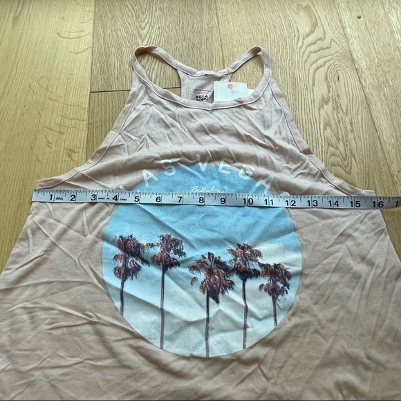 NWT BILLABONG PINK GRAPHIC TANK - S - Picture 5 of 8